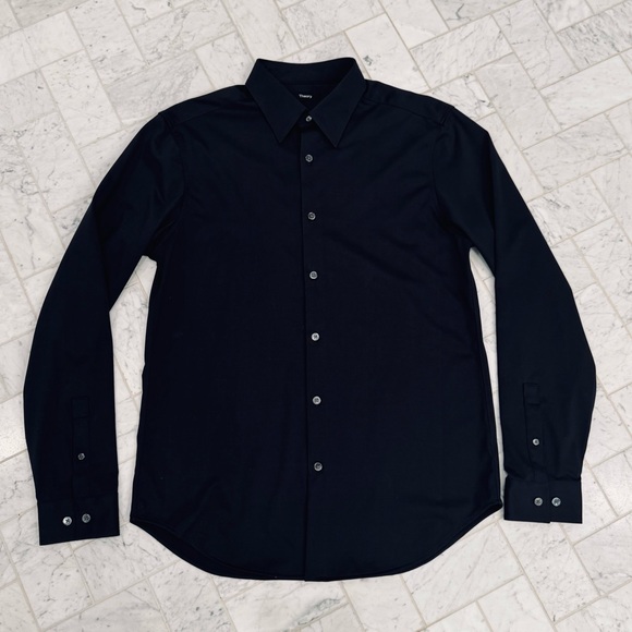 THEORY Sylvain ND Button Up Shirt - NWT - Picture 3 of 10